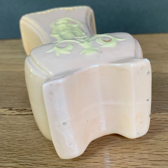 VTG Vase Cameo -like Handles Woman Ceramic Soft Pink - Picture 7 of 12